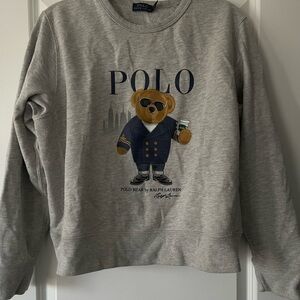 Polo by Ralph Lauren Gray Bear Sweater